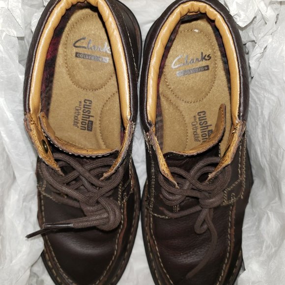 Clarks, Men's Kyros Mid, Brown Tumb,Casual Boot Size U.S. 8 M, Model 261-10607 - Picture 8 of 12